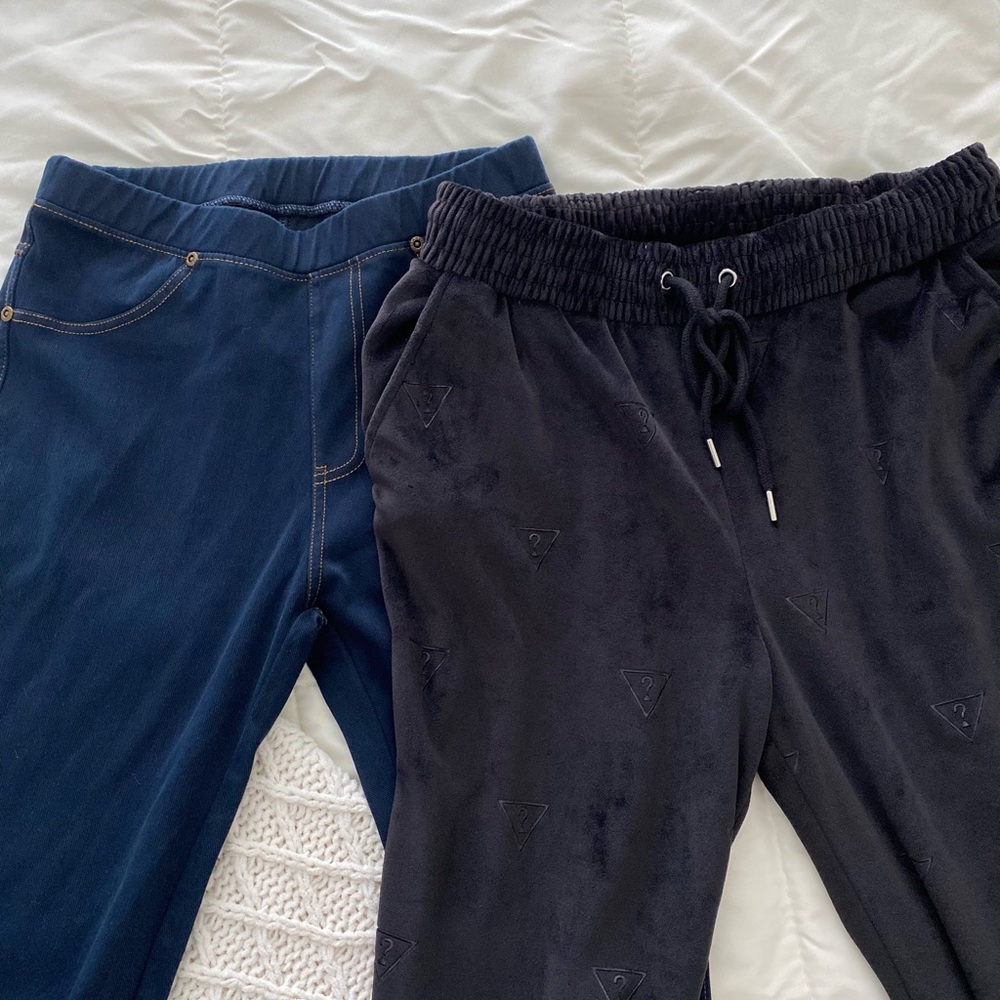 Women’s jeggings and sweatpants